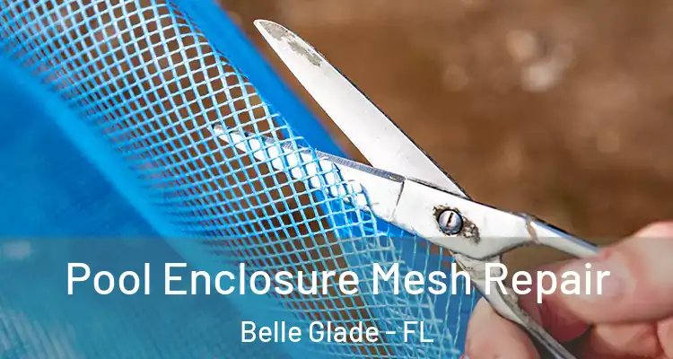 Pool Enclosure Mesh Repair Belle Glade - FL